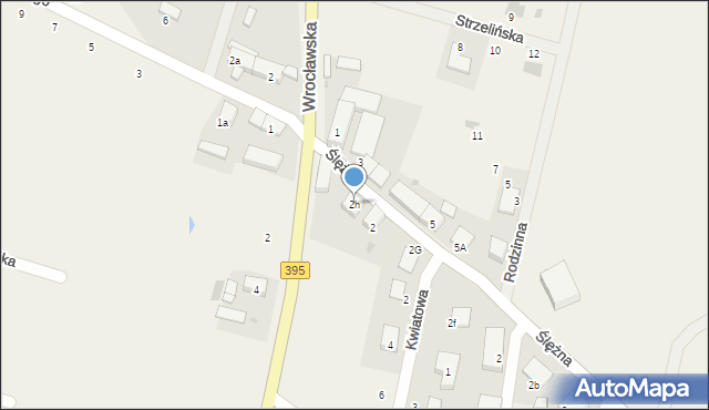 Stary Śleszów, Ślężna, 2h, mapa Stary Śleszów