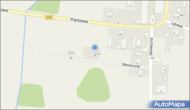 Stary Śleszów, Słoneczna, 2c, mapa Stary Śleszów