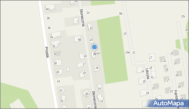 Stasi Las, Słoneczna, 18, mapa Stasi Las