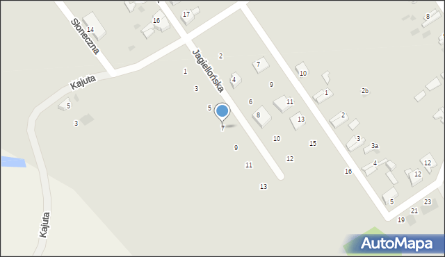 Stepnica, Słoneczna, 7, mapa Stepnica