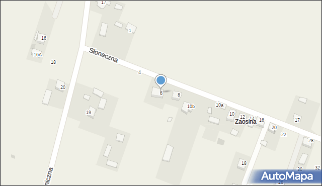 Strawczynek, Słoneczna, 6, mapa Strawczynek