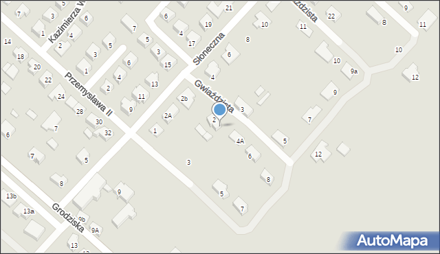 Strzelce Krajeńskie, Słoneczna, 2, mapa Strzelce Krajeńskie