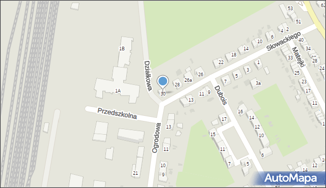 Strzelin, Słowackiego Juliusza, 30, mapa Strzelin