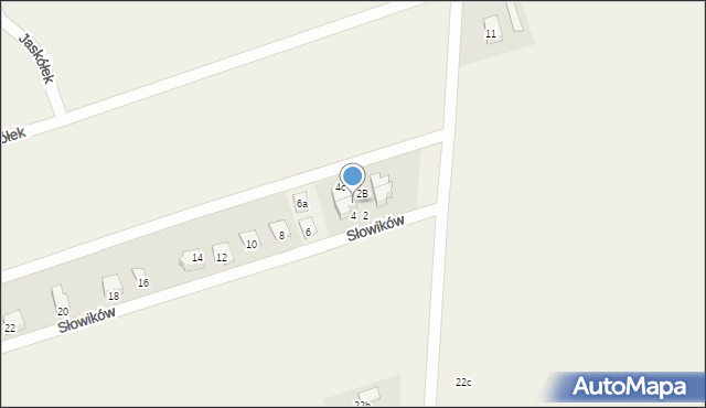 Studzienice, Słowików, 4a, mapa Studzienice