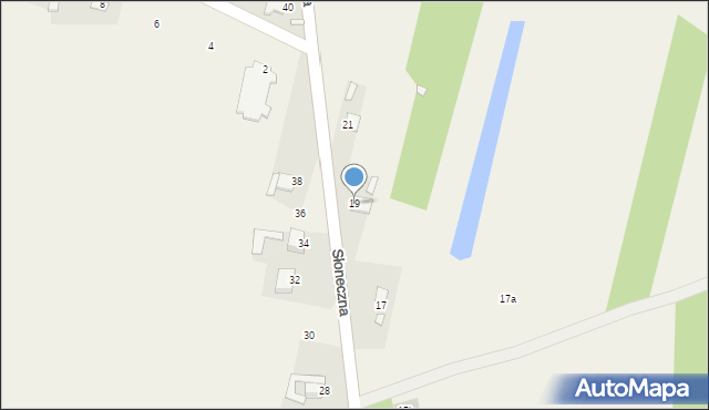 Styków, Słoneczna, 19, mapa Styków