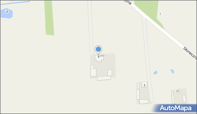 Sulejów, Słoneczna, 6, mapa Sulejów