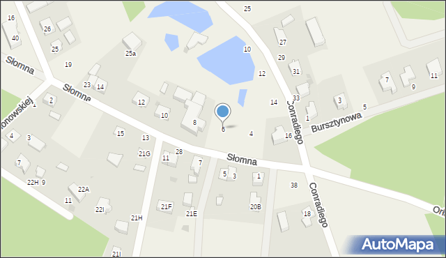 Sulmin, Słomna, 6, mapa Sulmin