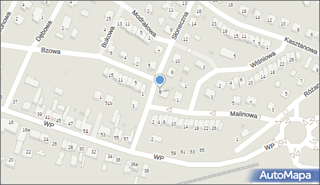 Świecie, Słoneczna, 6, mapa Świecie