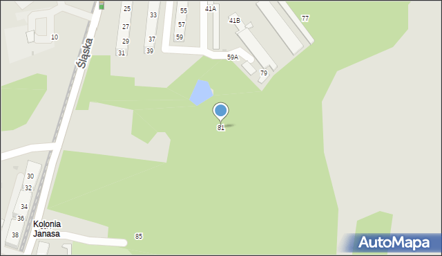 Świętochłowice, Śląska, 81, mapa Świętochłowice