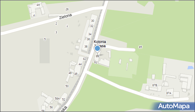 Świętochłowice, Śląska, 89, mapa Świętochłowice