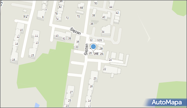 Świętochłowice, Ślęzan, 26C, mapa Świętochłowice