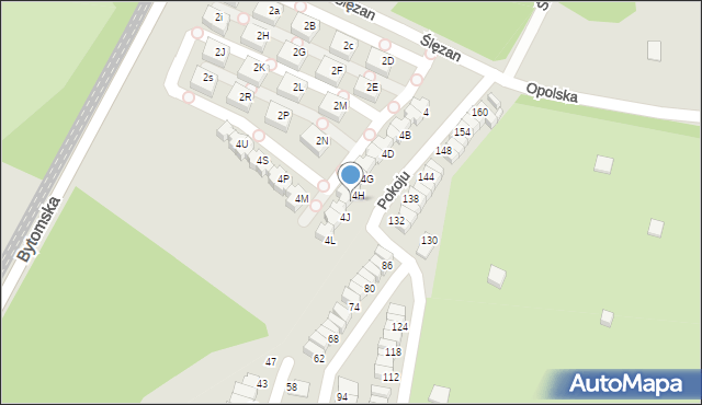 Świętochłowice, Ślęzan, 4I, mapa Świętochłowice