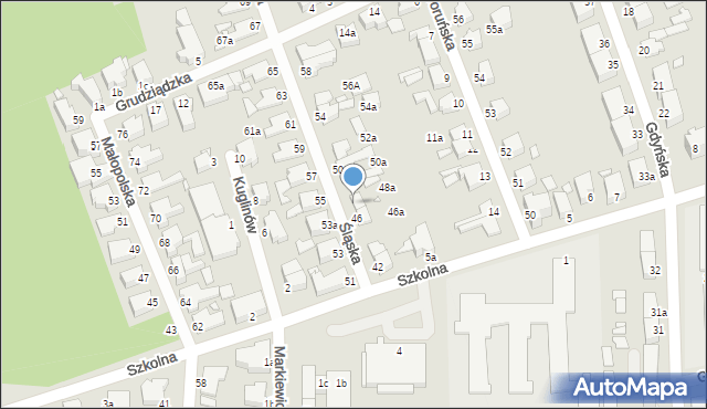 Świnoujście, Śląska, 48, mapa Świnoujście