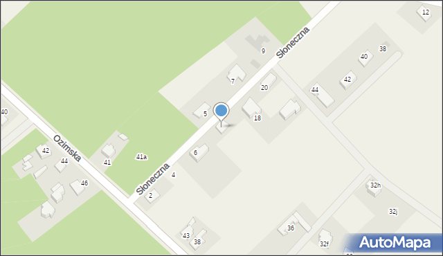 Szczedrzyk, Słoneczna, 16, mapa Szczedrzyk