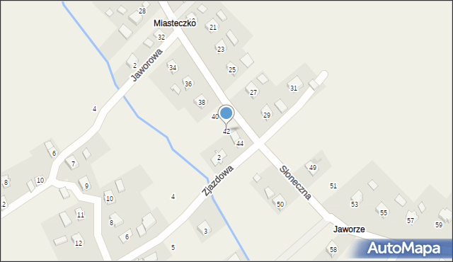 Szczepańcowa, Słoneczna, 42, mapa Szczepańcowa