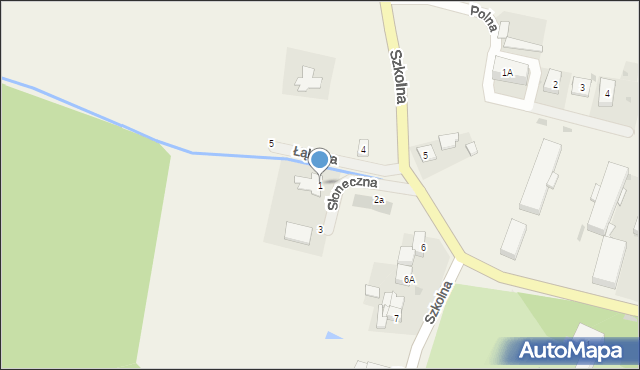 Szczepankowice, Słoneczna, 1, mapa Szczepankowice