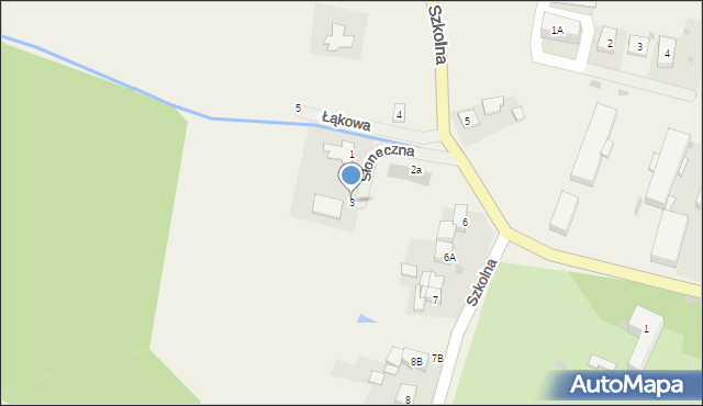 Szczepankowice, Słoneczna, 3, mapa Szczepankowice