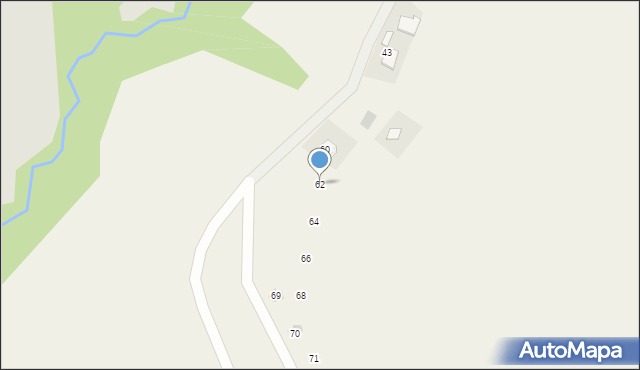 Szlachtowa, Słona Młaka, 62, mapa Szlachtowa