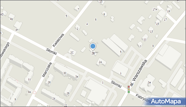 Tarnobrzeg, Słomki Jana, 2B, mapa Tarnobrzegu