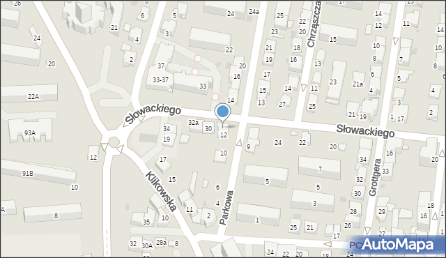 Tarnów, Słowackiego Juliusza, 28, mapa Tarnów