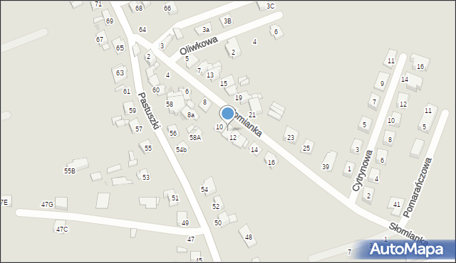 Tarnowskie Góry, Słomianka, 10A, mapa Tarnowskie Góry