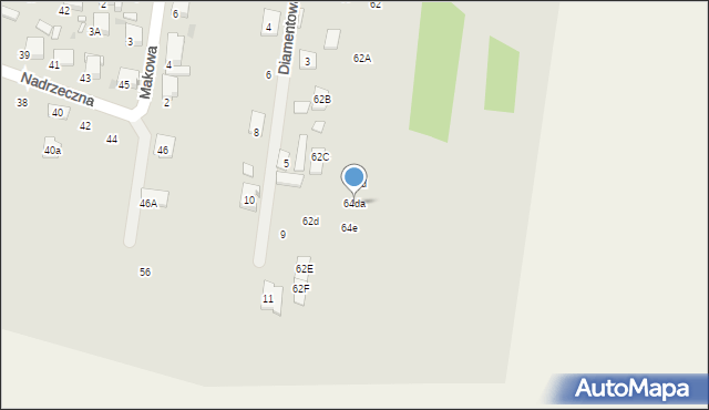 Tłuszcz, Słoneczna, 64da, mapa Tłuszcz