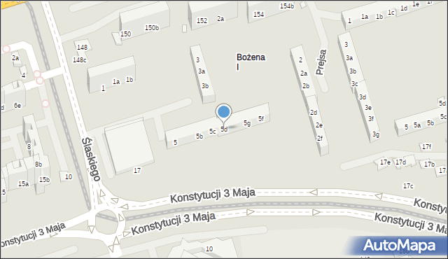 Toruń, Ślaskiego Ludwika, 5d, mapa Torunia