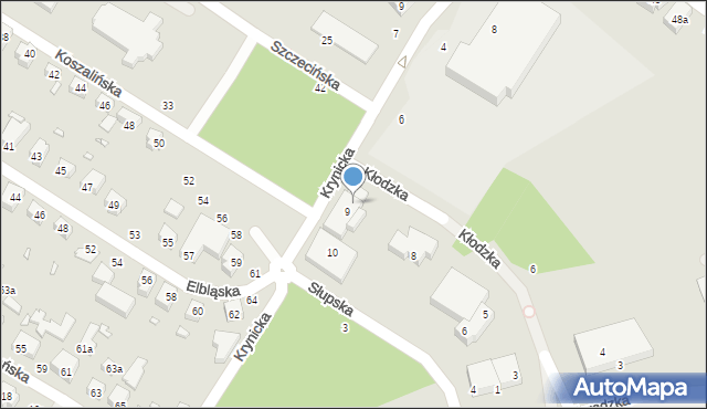 Toruń, Słupska, 8a, mapa Torunia