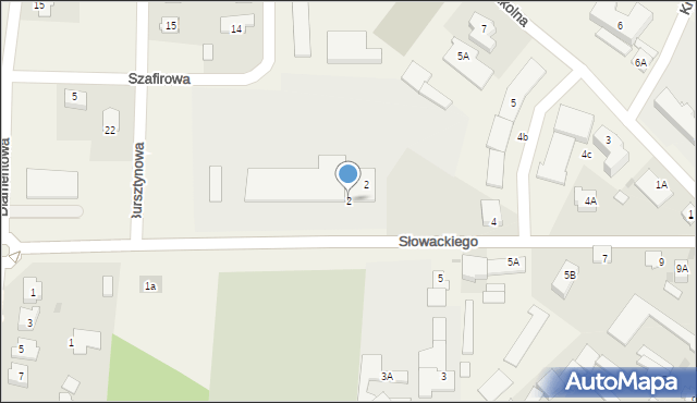 Troszyn, Słowackiego Juliusza, 2, mapa Troszyn