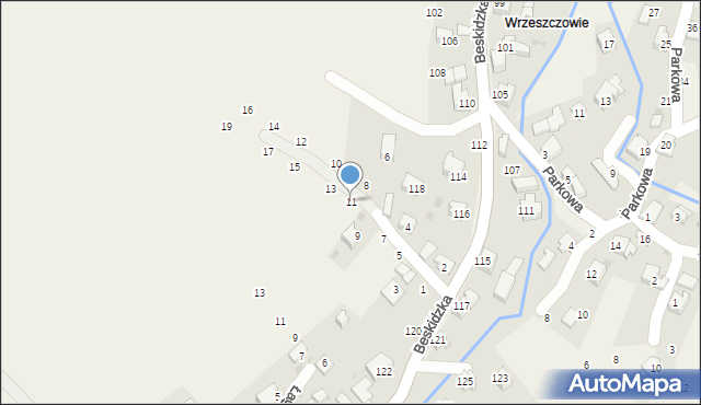 Trzebinia, Słoneczna, 11, mapa Trzebinia