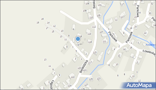 Trzebinia, Słoneczna, 4, mapa Trzebinia