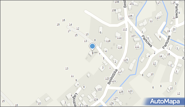 Trzebinia, Słoneczna, 9, mapa Trzebinia