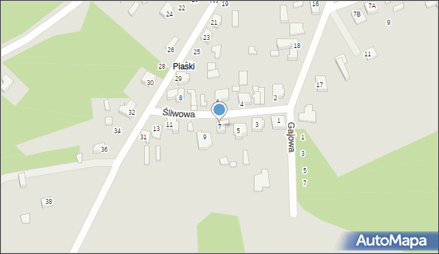 Tuliszków, Śliwowa, 7, mapa Tuliszków