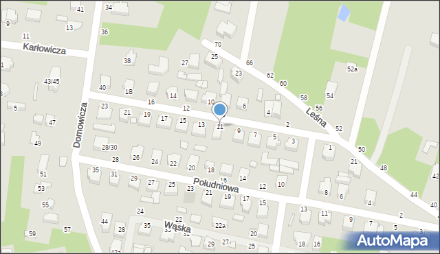 Tuszyn, Słoneczna, 11, mapa Tuszyn