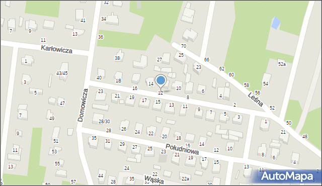 Tuszyn, Słoneczna, 12, mapa Tuszyn