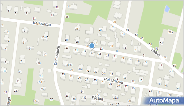 Tuszyn, Słoneczna, 17, mapa Tuszyn