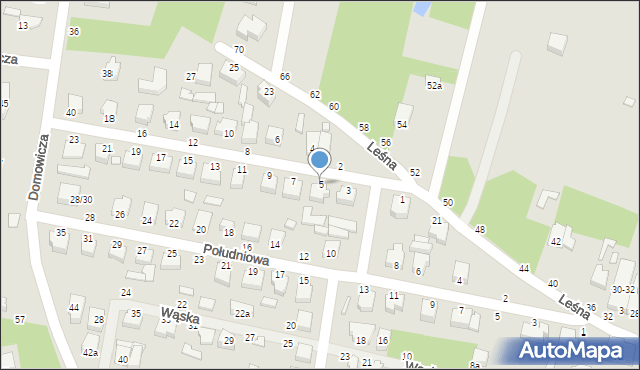 Tuszyn, Słoneczna, 5, mapa Tuszyn
