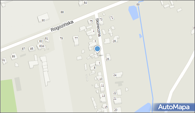 Wągrowiec, Słoneczna, 6, mapa Wągrowiec