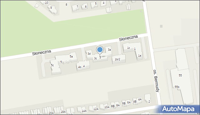 Wawrów, Słoneczna, 3, mapa Wawrów
