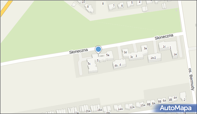 Wawrów, Słoneczna, 5b, mapa Wawrów