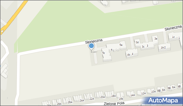 Wawrów, Słoneczna, 6b, mapa Wawrów