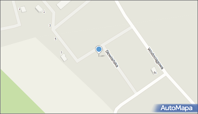 Węgorzewo, Słowiańska, 13, mapa Węgorzewo