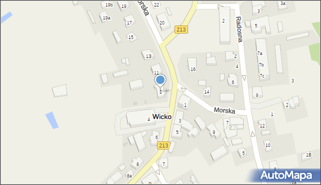 Wicko, Słupska, 2, mapa Wicko