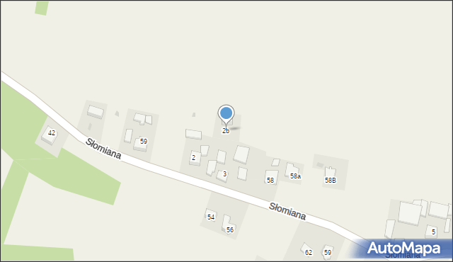 Widoma, Słomiana, 65, mapa Widoma