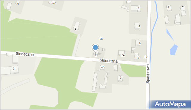 Wielgolas, Słoneczna, 2, mapa Wielgolas