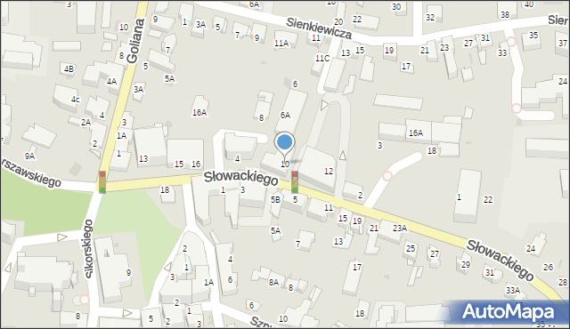 Wieliczka, Słowackiego Juliusza, 10, mapa Wieliczka