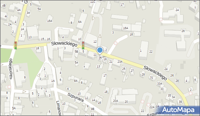 Wieliczka, Słowackiego Juliusza, 15, mapa Wieliczka