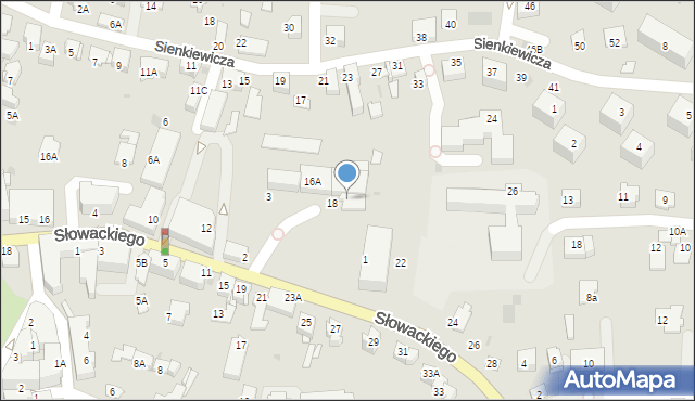 Wieliczka, Słowackiego Juliusza, 20, mapa Wieliczka