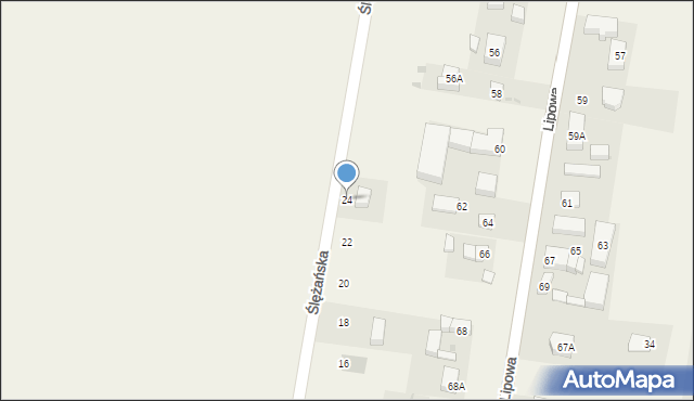 Wierzbice, Ślężańska, 24, mapa Wierzbice