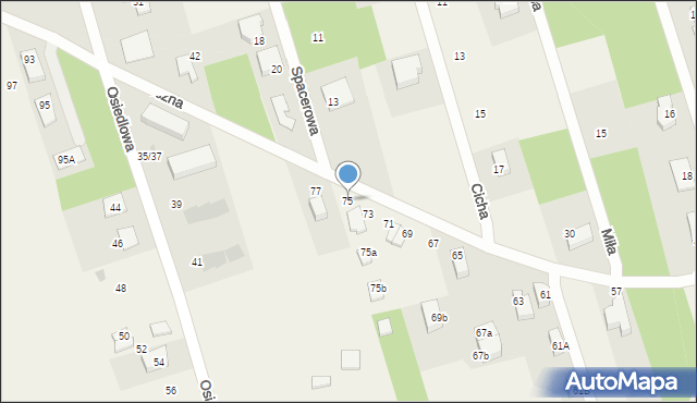 Wierzchowisko, Słoneczna, 75, mapa Wierzchowisko